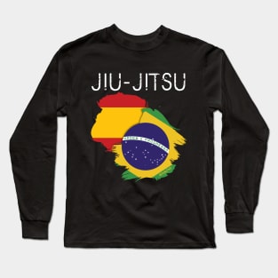 Jiu-jitsu: España-Brazil Long Sleeve T-Shirt